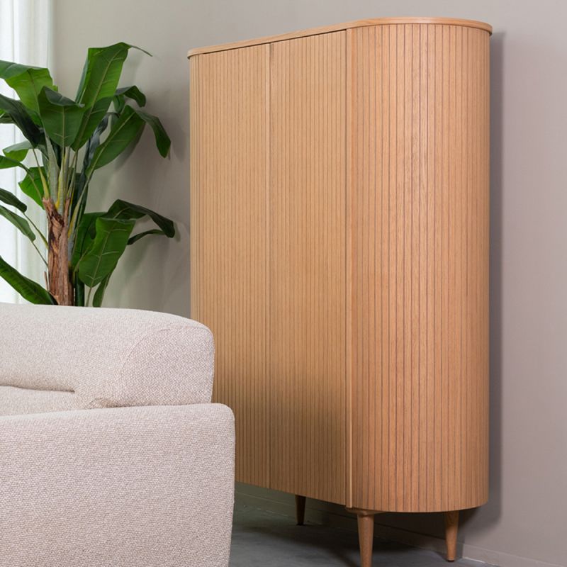 Hoge Kast Oliva 125x47x158 cm Naturel Eiken