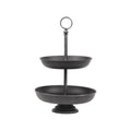 Etagere 26x26x38 cm Antiek Zwart Metaal