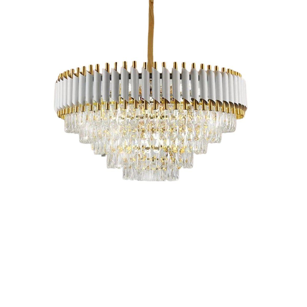 Plafondlamp wit-goud Synergy