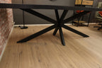 Milaan eettafel (mango) – ZWART