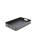 Dienblad 44x31x6 cm | M Antiek Grijs Metaal