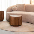 Salontafel Novan 50x50x40 cm Nature Smooth Mangohout