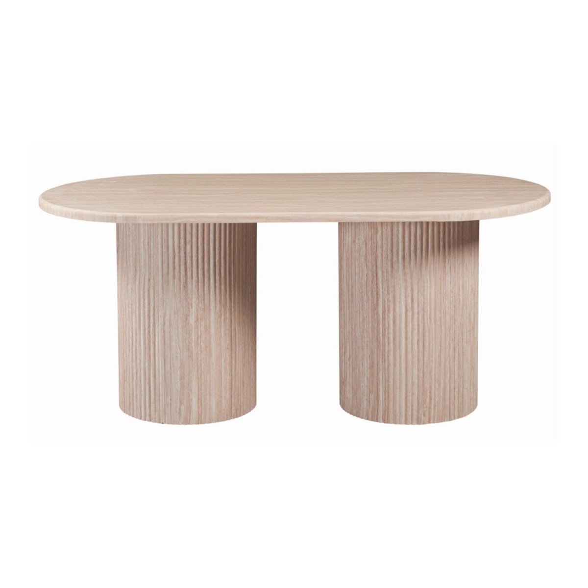 TAKSIM DINNING TABLE FLINTSTONE OVAL MARBLE TOP 180X90