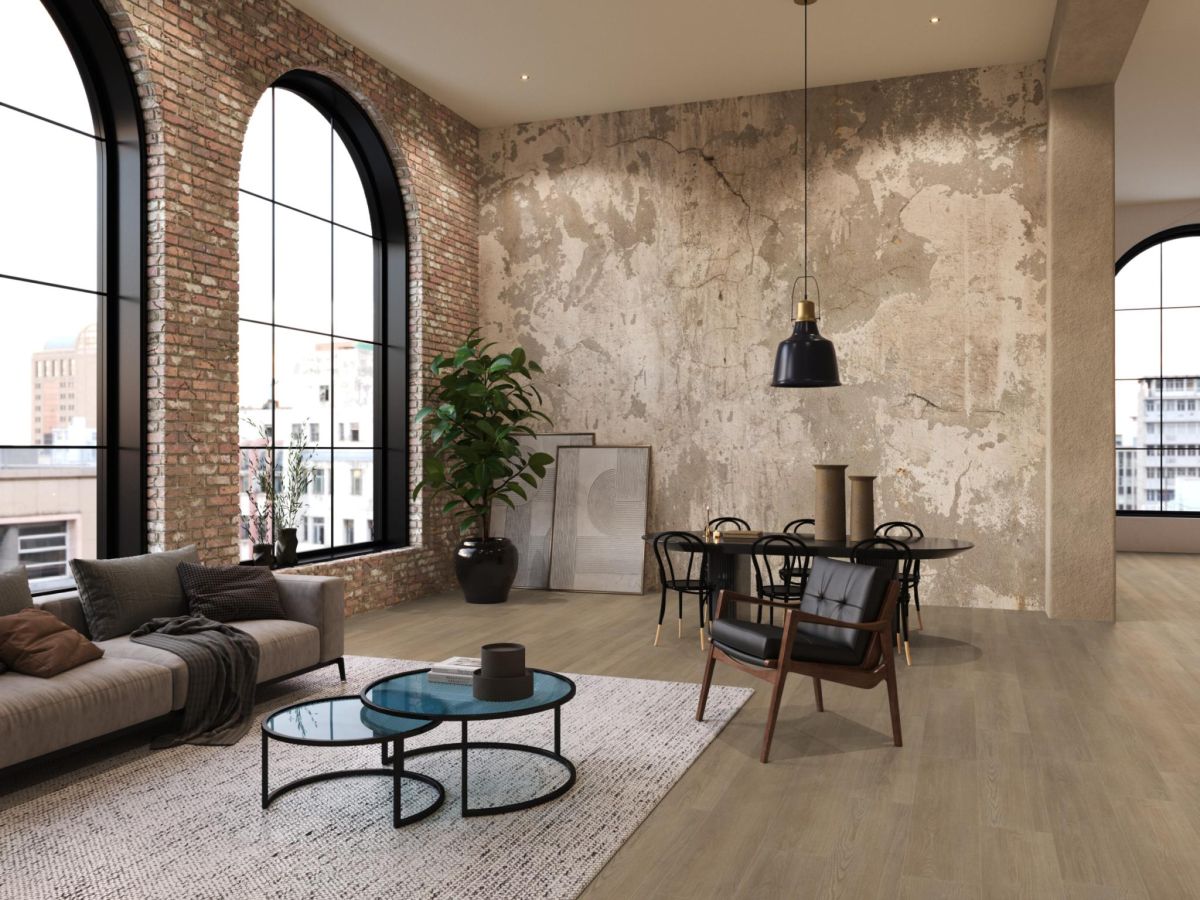 Hout Laminaat 03 midden eiken 1380x244x8mm - V4