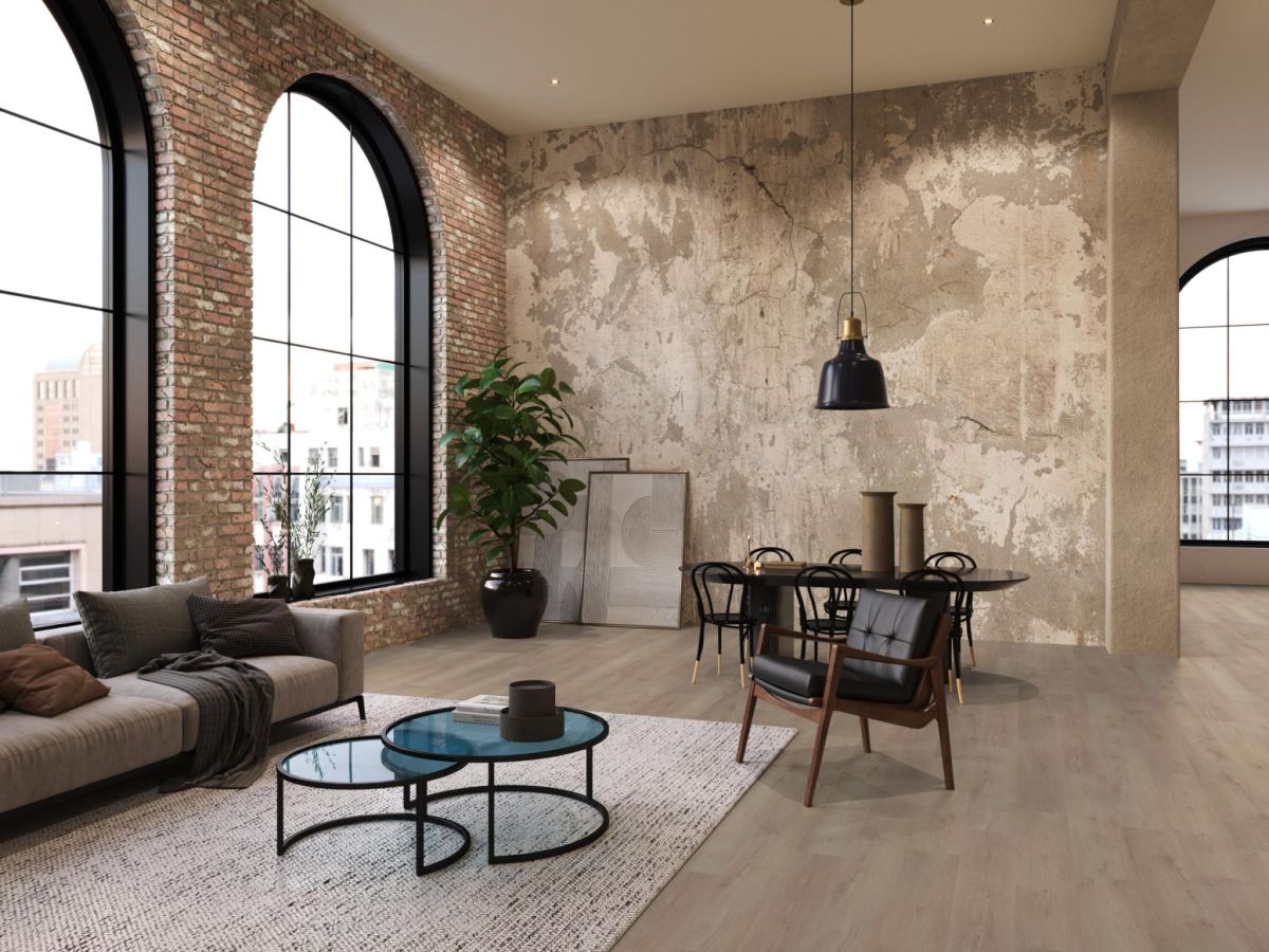 Hout Laminaat 01 lichtbeige eiken