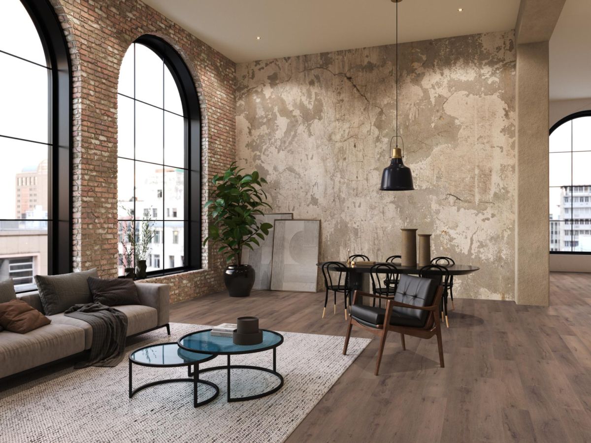 Hout Laminaat 04 grijsbruin eiken