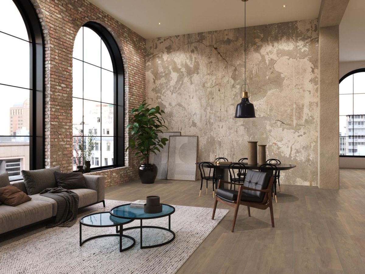 Hout Laminaat 06 smoky eiken 1380x242x8mm - V4