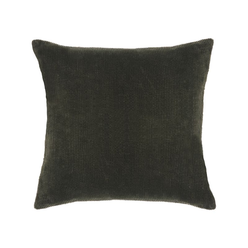 Kussen Rib 45x45 Cm Army Katoen