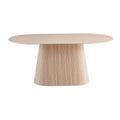 KIMBERLY DT OVAL 220X110X75 FLINTSTONE FAUX MIRABLE TOP