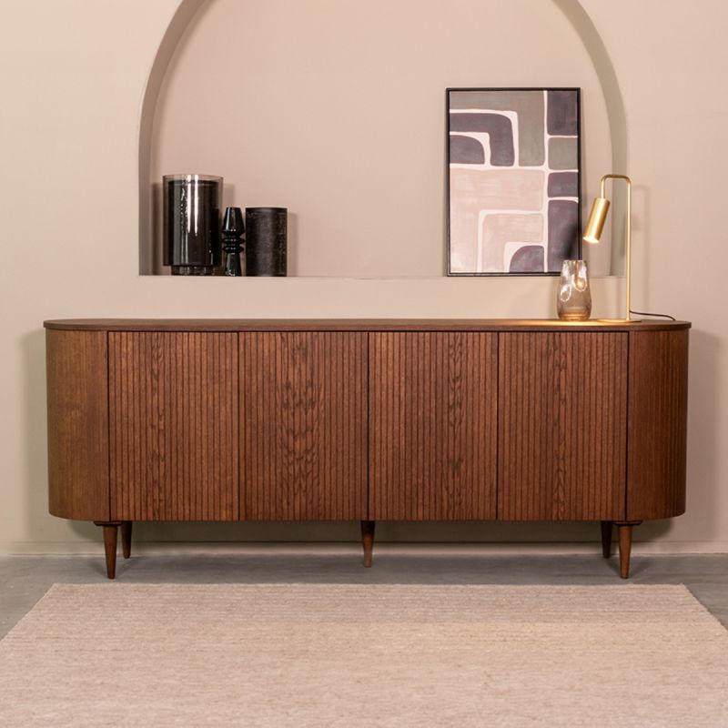 Dressoir Oliva 220x47x85 cm Walnoot Eiken