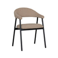 Eetkamerstoel Amaze 54x54x80 cm Clay Elite | Zwart Metaal