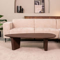 Salontafel Wow 135x75x35 cm Espresso Mangohout