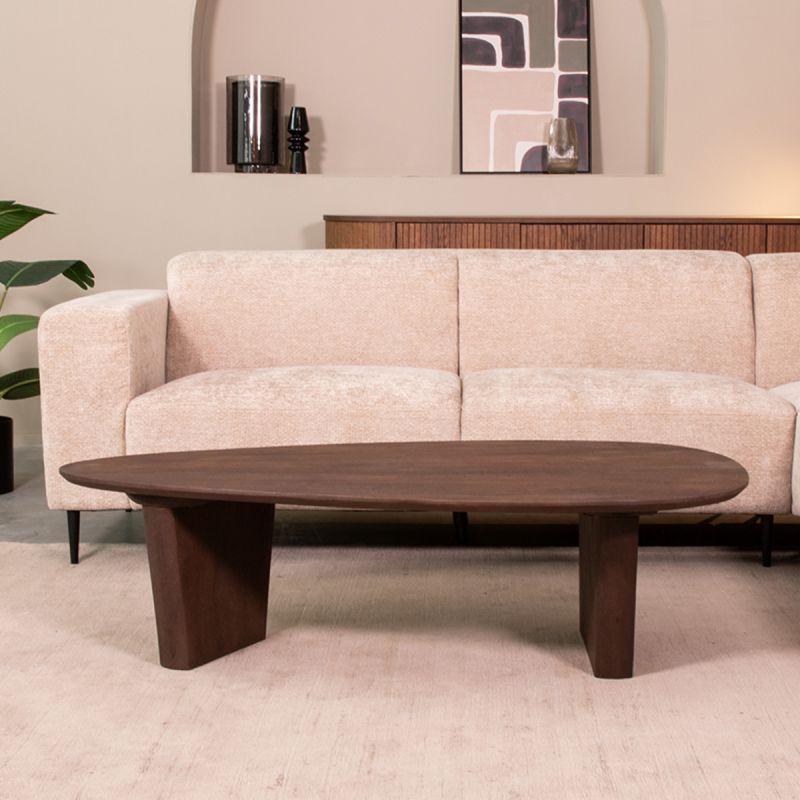 Salontafel Wow 135x75x35 cm Espresso Mangohout