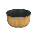 LORA CT 100X100 Ø BLACK CERAMIC TOP