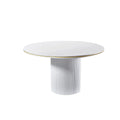 QUA DT V1 WHITE/GOLD 130 ø WHITE CERAMIC