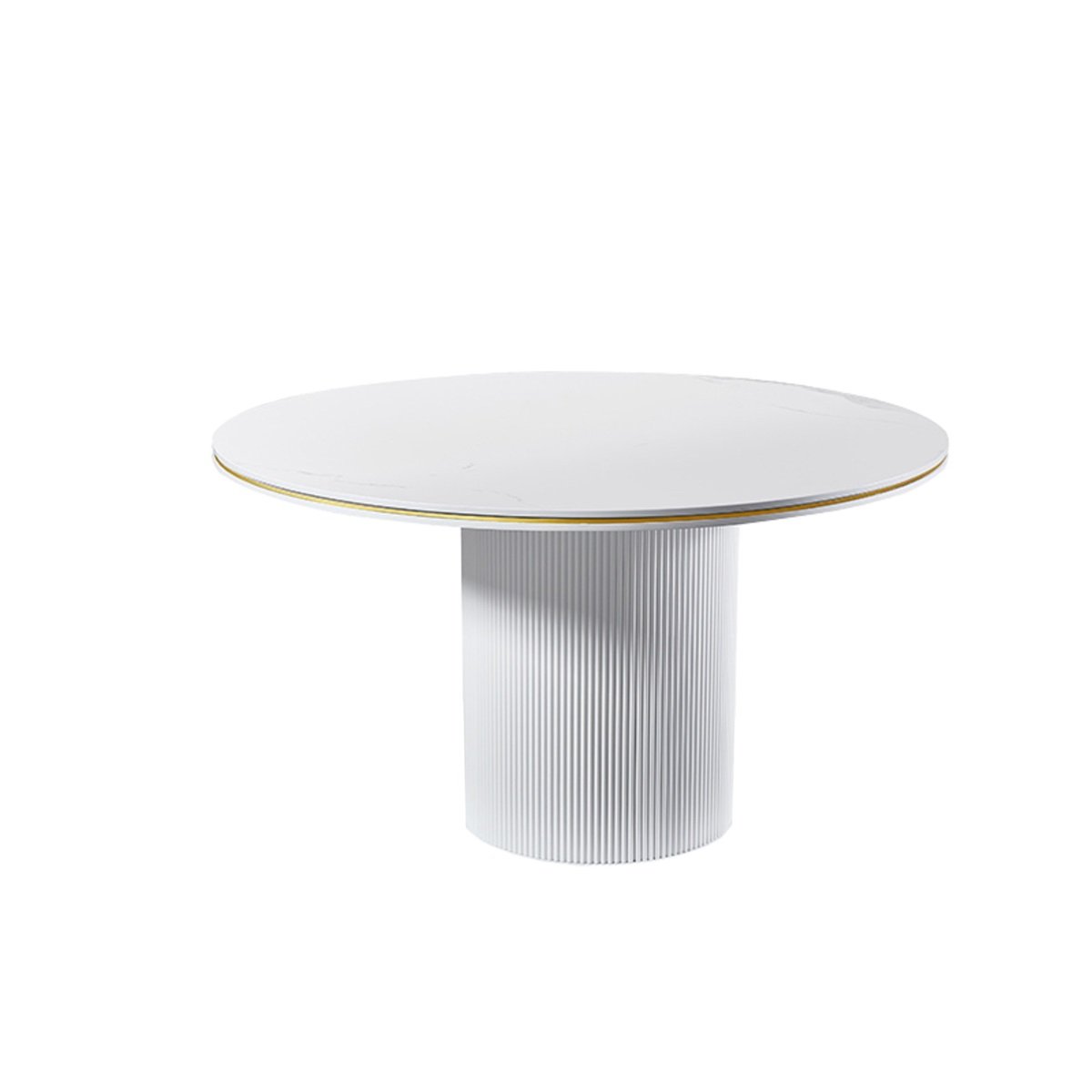 QUA DT V1 WHITE/GOLD 130 ø WHITE CERAMIC