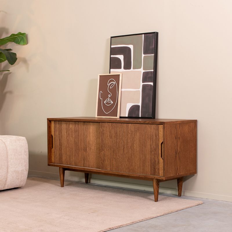 Tv-Meubel Jule 130x40x60 cm Walnoot Eiken