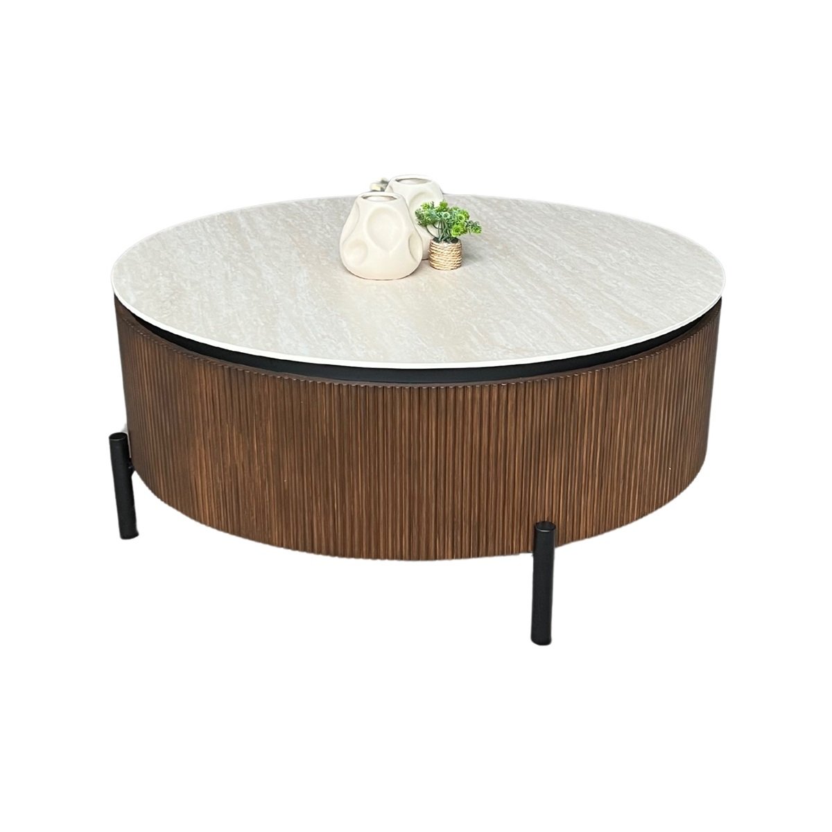 QUA CT BROWN 100 ø BEIGE CERAMIC