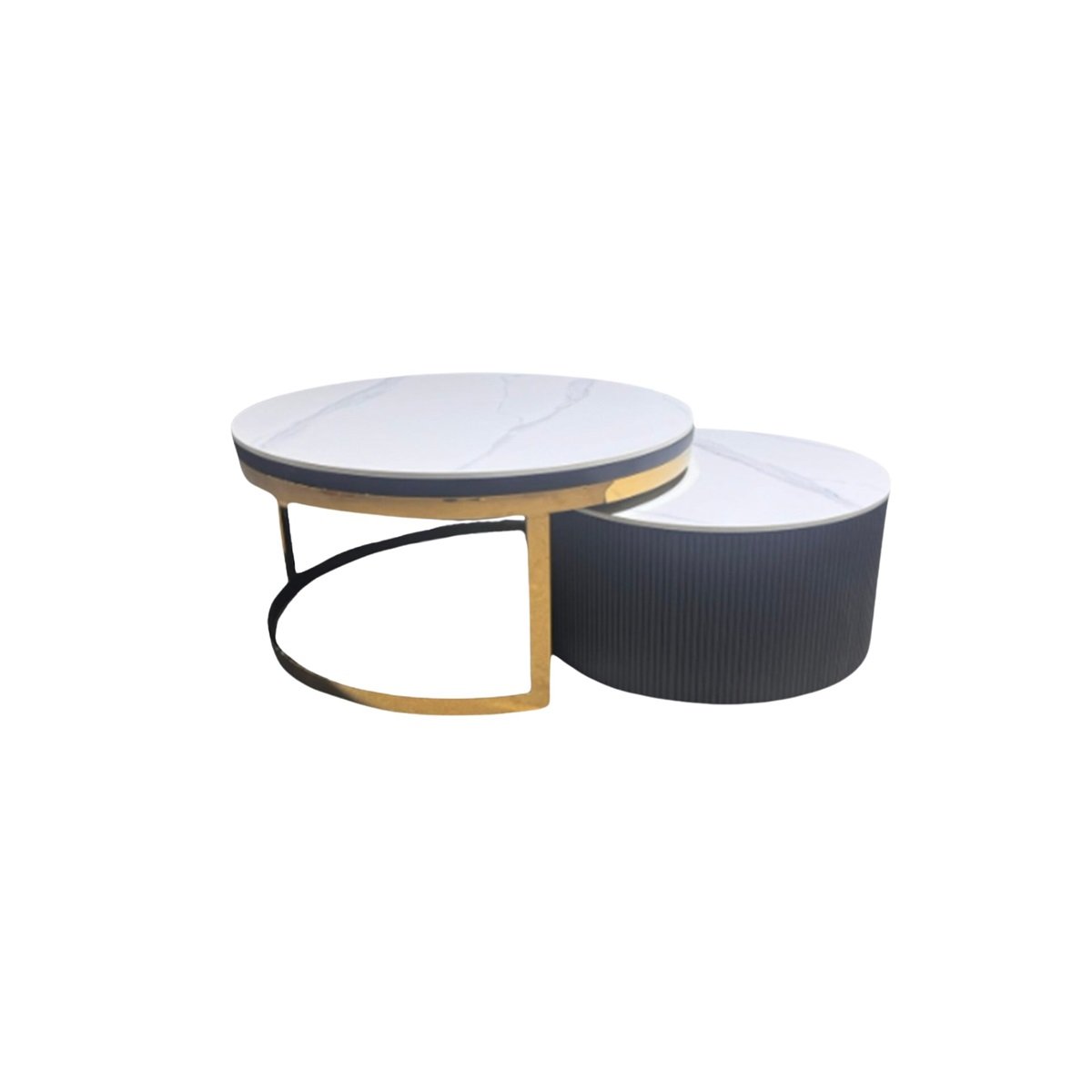 FOX GOLD WHITE SINTER STONE / BLACK VENEER PLAIN