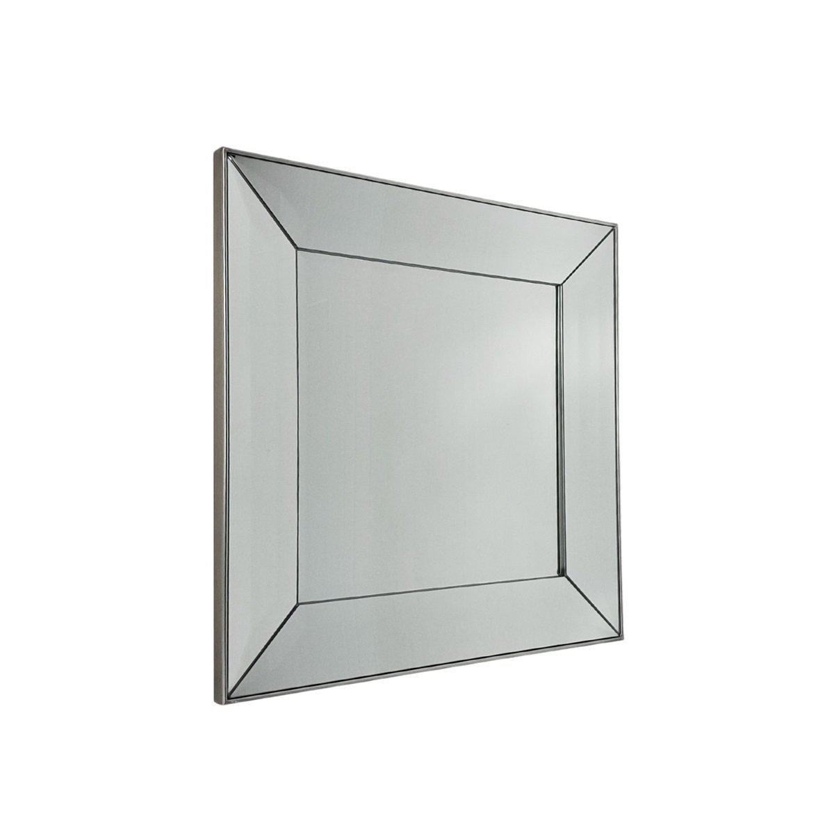 Spiegel Anissa zilver 60x60