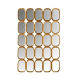 Spiegel eva goud 140x105x2