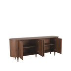 Dressoir Oliva 220x47x85 cm Walnoot Eiken