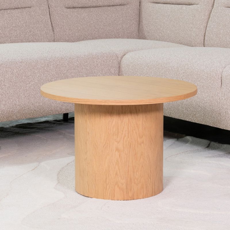 Salontafel Oliva 60x60x40 cm Naturel Eiken