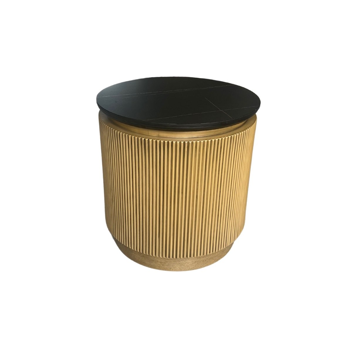 LORA ET 55X55 Ø BLACK CERAMIC TOP