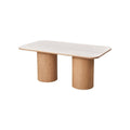 NOA DT 180X100X77 WHITE STONE TOP
