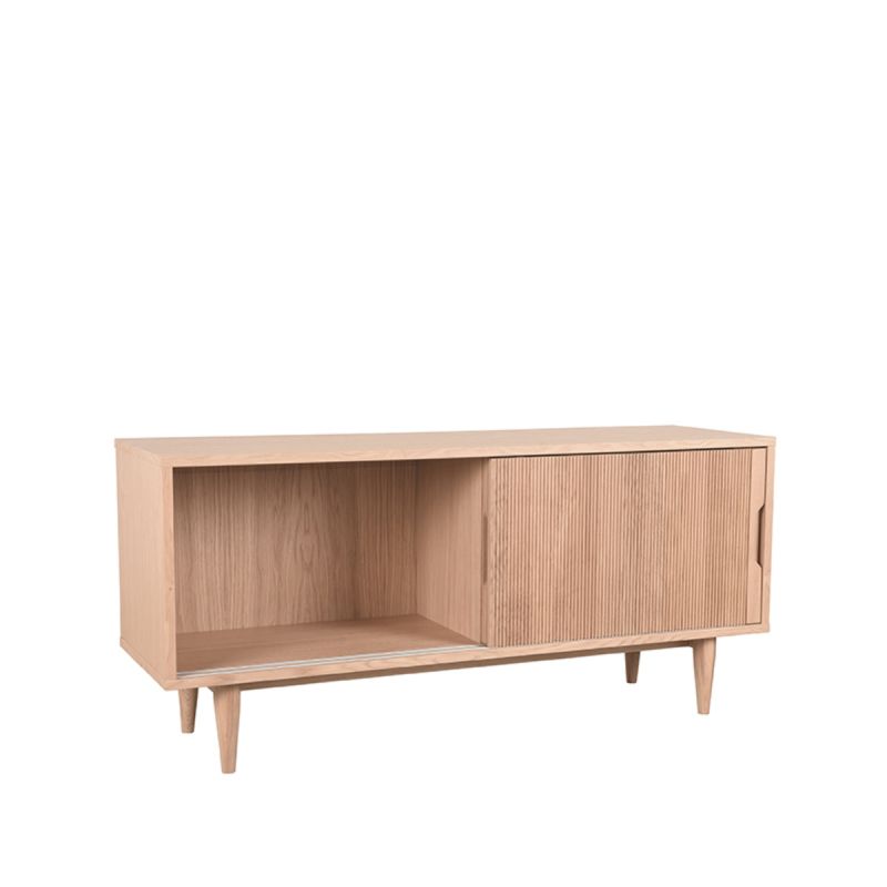 Tv-Meubel Jule 130x40x60 cm Naturel Eiken
