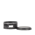 Opbergblik 25x25x13 cm | XL Antiek Zwart Metaal