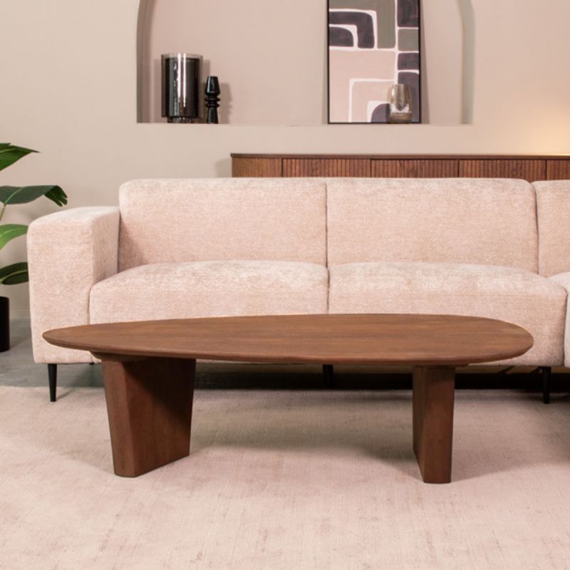 Salontafel Wow 135x75x35 cm Nature Smooth Mangohout