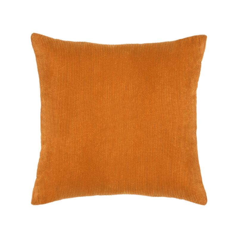 Kussen Rib 45x45 Cm Oker Katoen