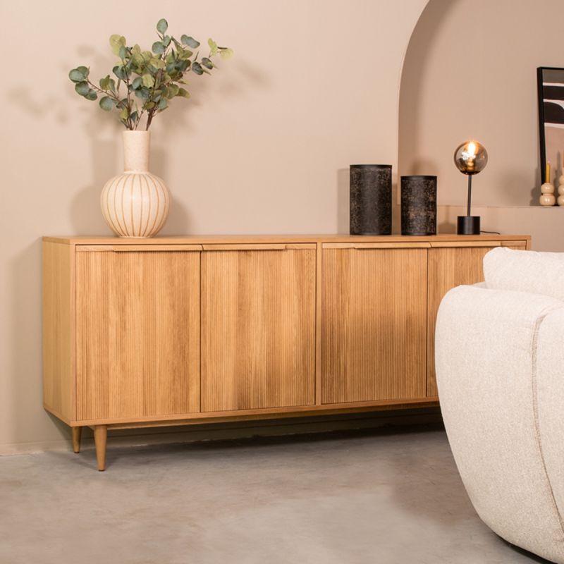 Dressoir Jule 200x49x87 cm Naturel Eiken