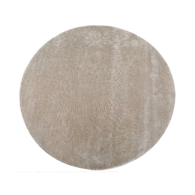 Vloerkleed Mila 200x200 cm Taupe Polyester