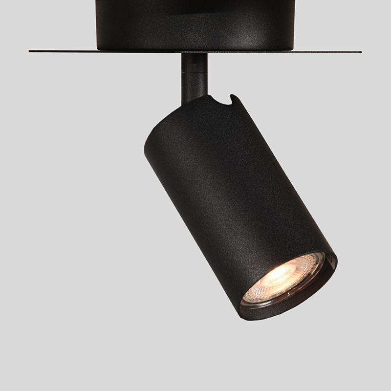 LED Spot Ferroli 1-Lichts 15x10x15 cm Zwart Metaal | Incl. LED