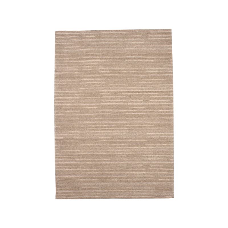 Vloerkleed Luxy 160x230 cm Taupe Wol