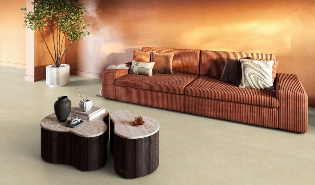 Beton Pvc 10 dryback warm beige