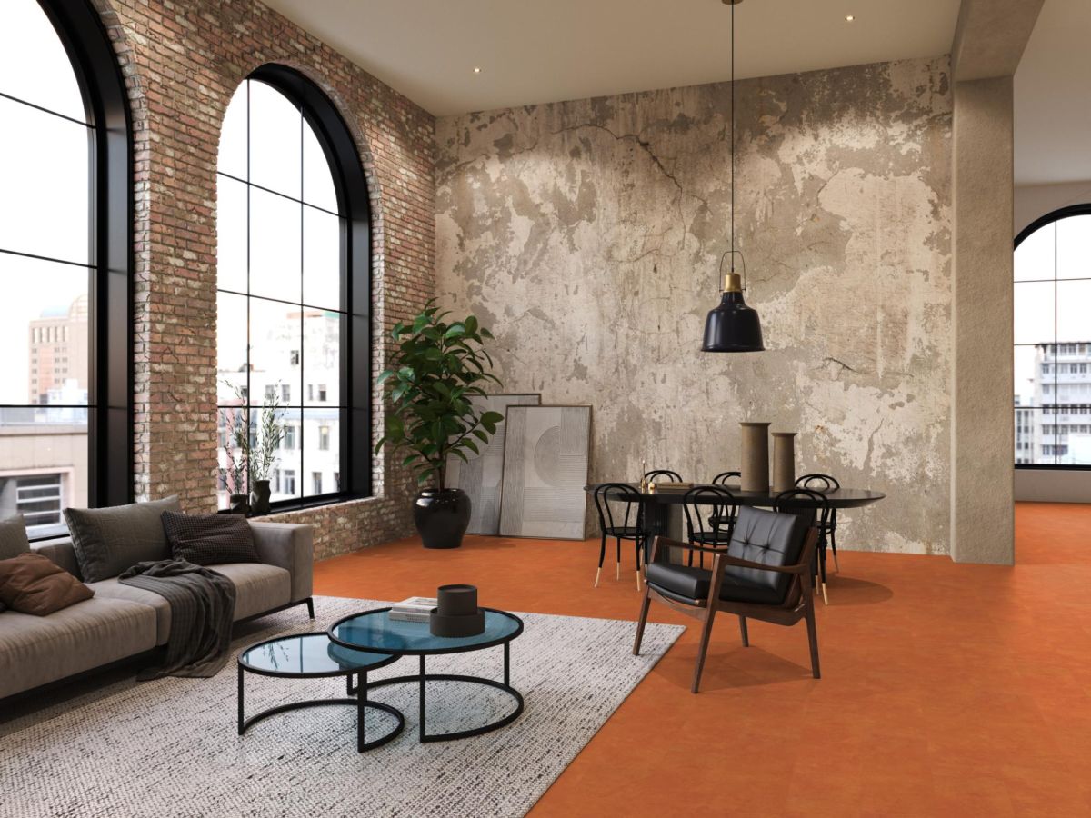 Beton Pvc 03 dryback orange