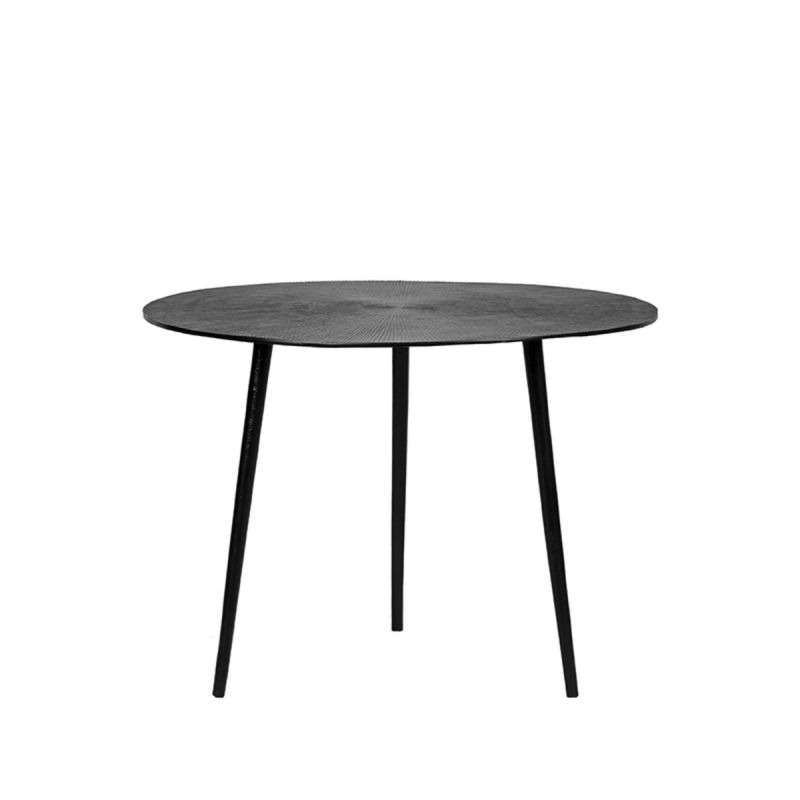 Salontafel Nobby 60x60x45 cm Zwart Metaal