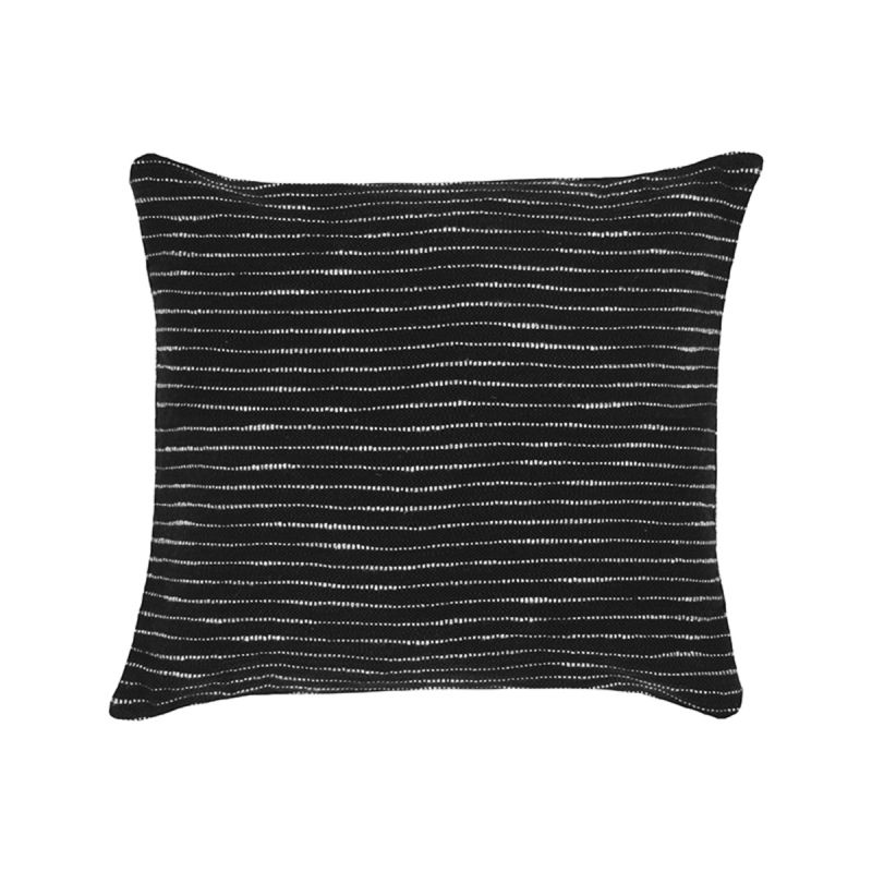 Kussen Geweven 45x45 cm Zwart Katoen