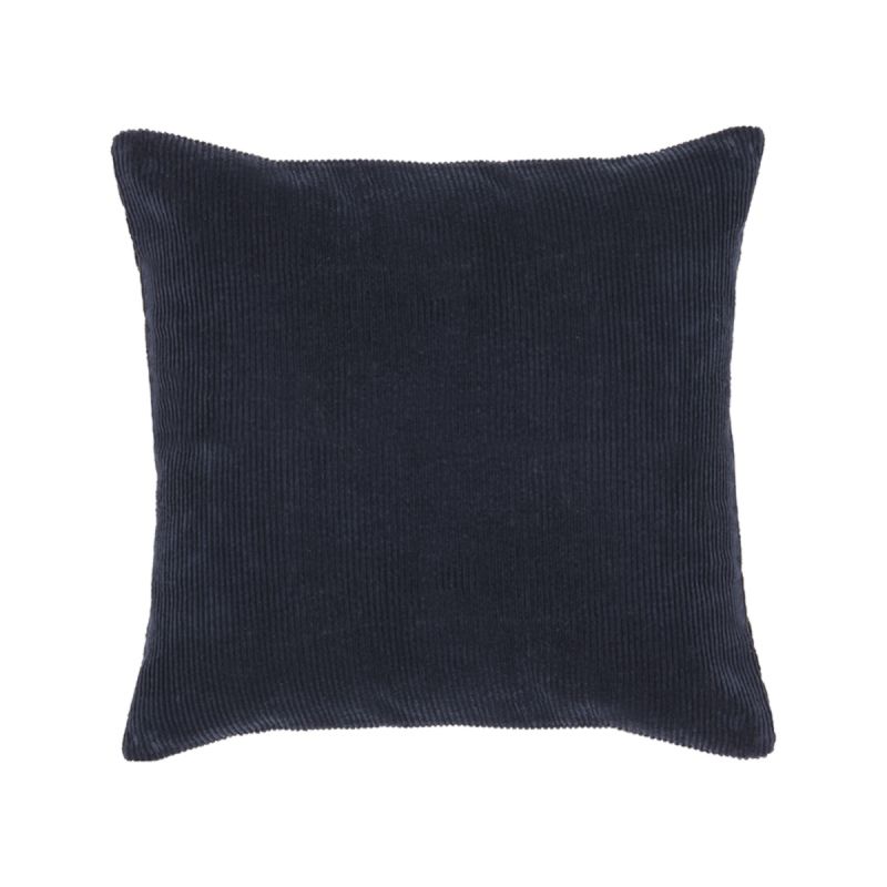 Kussen Rib 45x45 Cm Navy Katoen