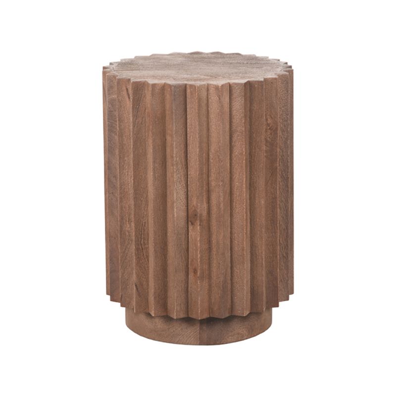 Bijzettafel Novan 35x35x48 cm Espresso Mangohout