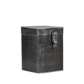 Opbergbox 15x16x19 cm | L Antiek Zwart Metaal