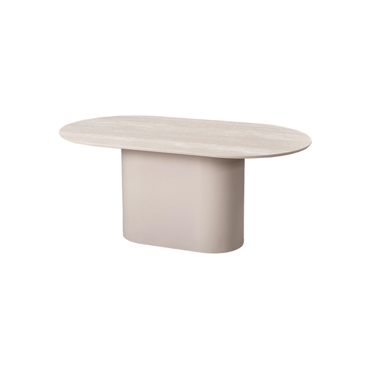 ISABEL DT 180X100X77 BEIGE STONE TOP