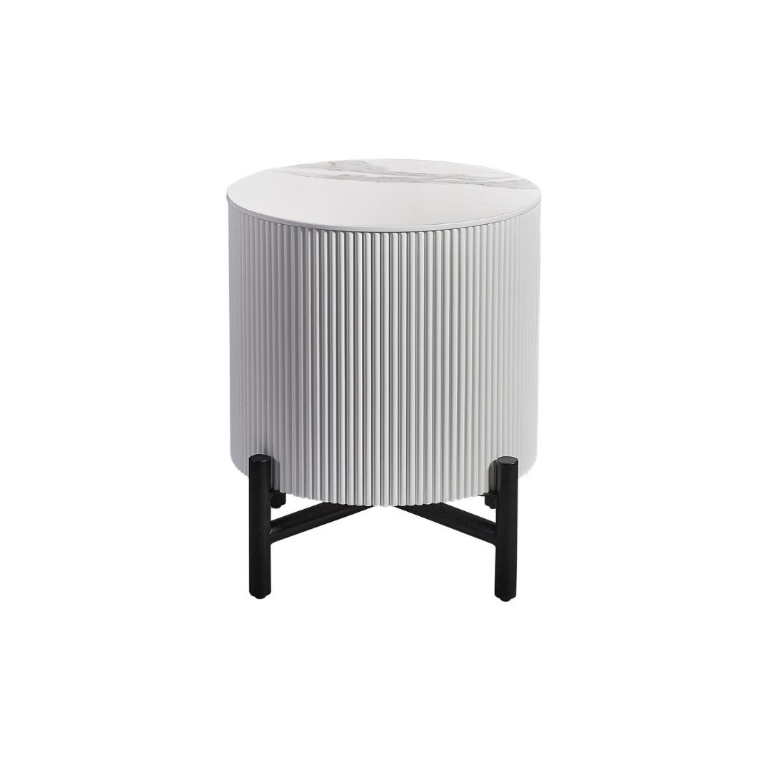 QUA ET WHITE/BLACK CNC 45 Ø WHITE