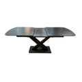 XABI DINNING TABLE BLACK 160/200X90 DARK GREY SINTER STONE