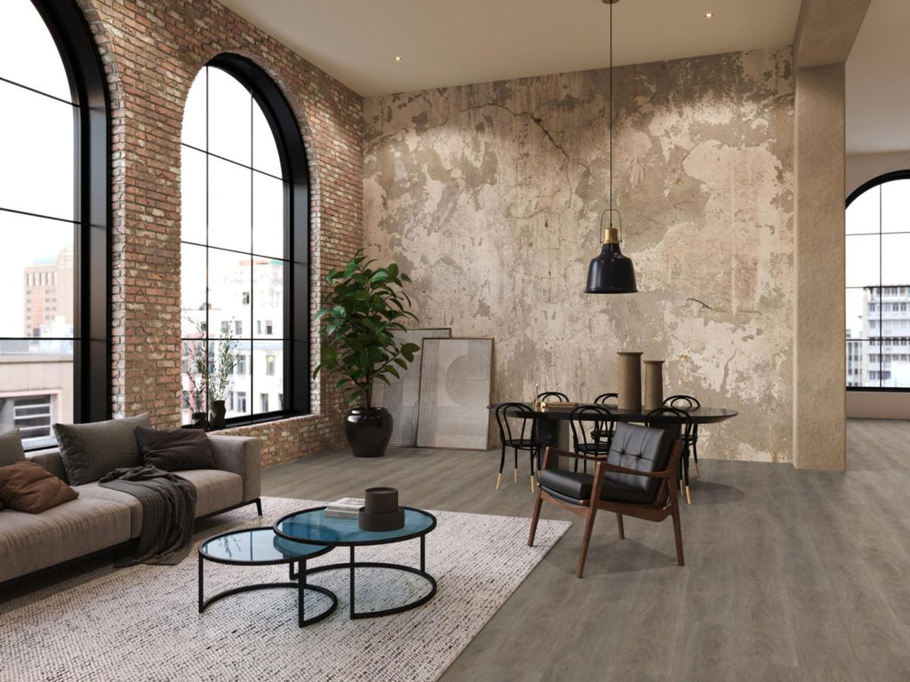 Hout Pvc 10 dryback smoky