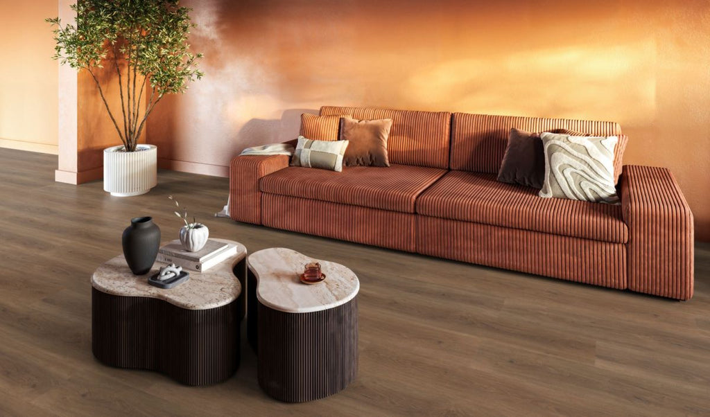 Hout Pvc 08 dryback warm brown