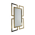 Spiegel driehoek goud lijst 120x80x2